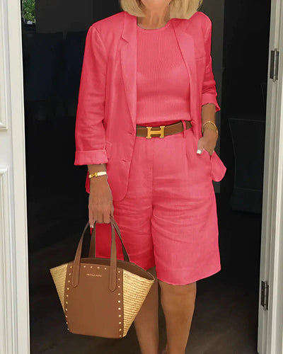 Aléna Femme Ensemble™ - ELEGANT TWO-PIECE OUTFIT WITH FLATTERING SILHOUETTE