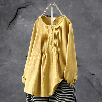 ARIADNE™ - TUMMY COVERING TUNIC BLOUSE