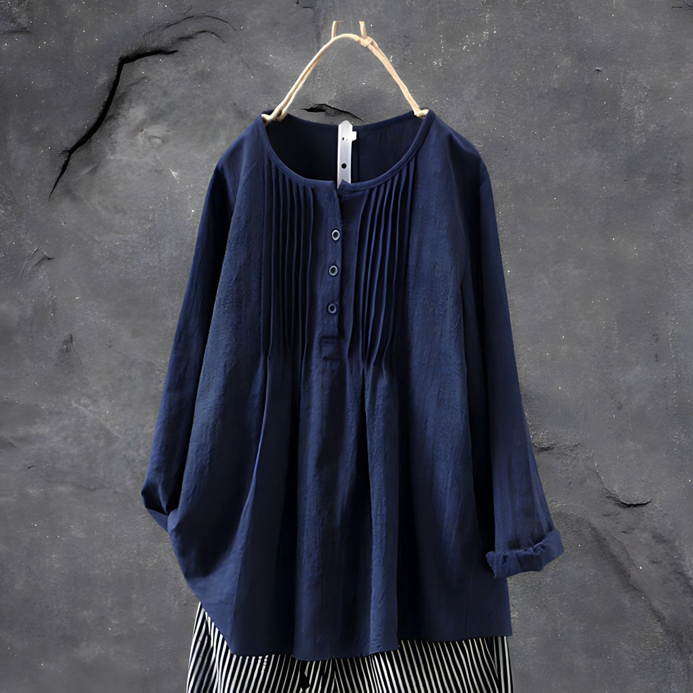 ARIADNE™ - TUMMY COVERING TUNIC BLOUSE