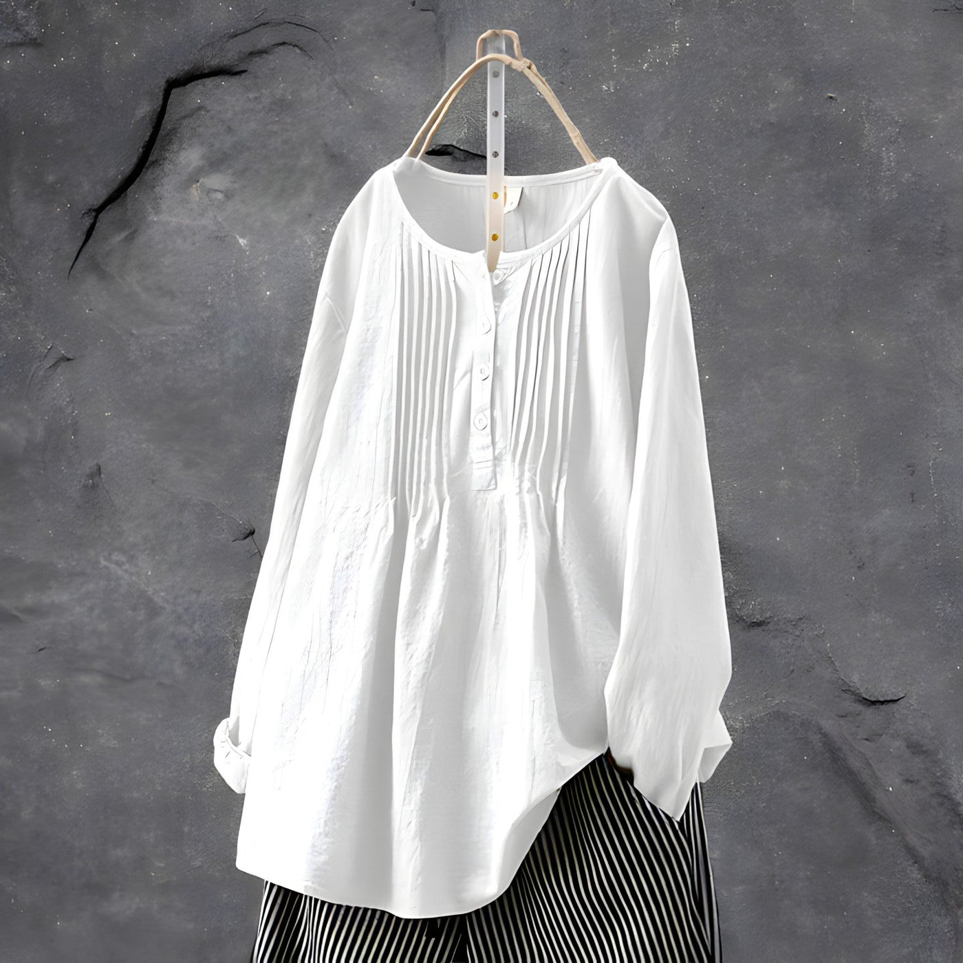 ARIADNE™ - TUMMY COVERING TUNIC BLOUSE