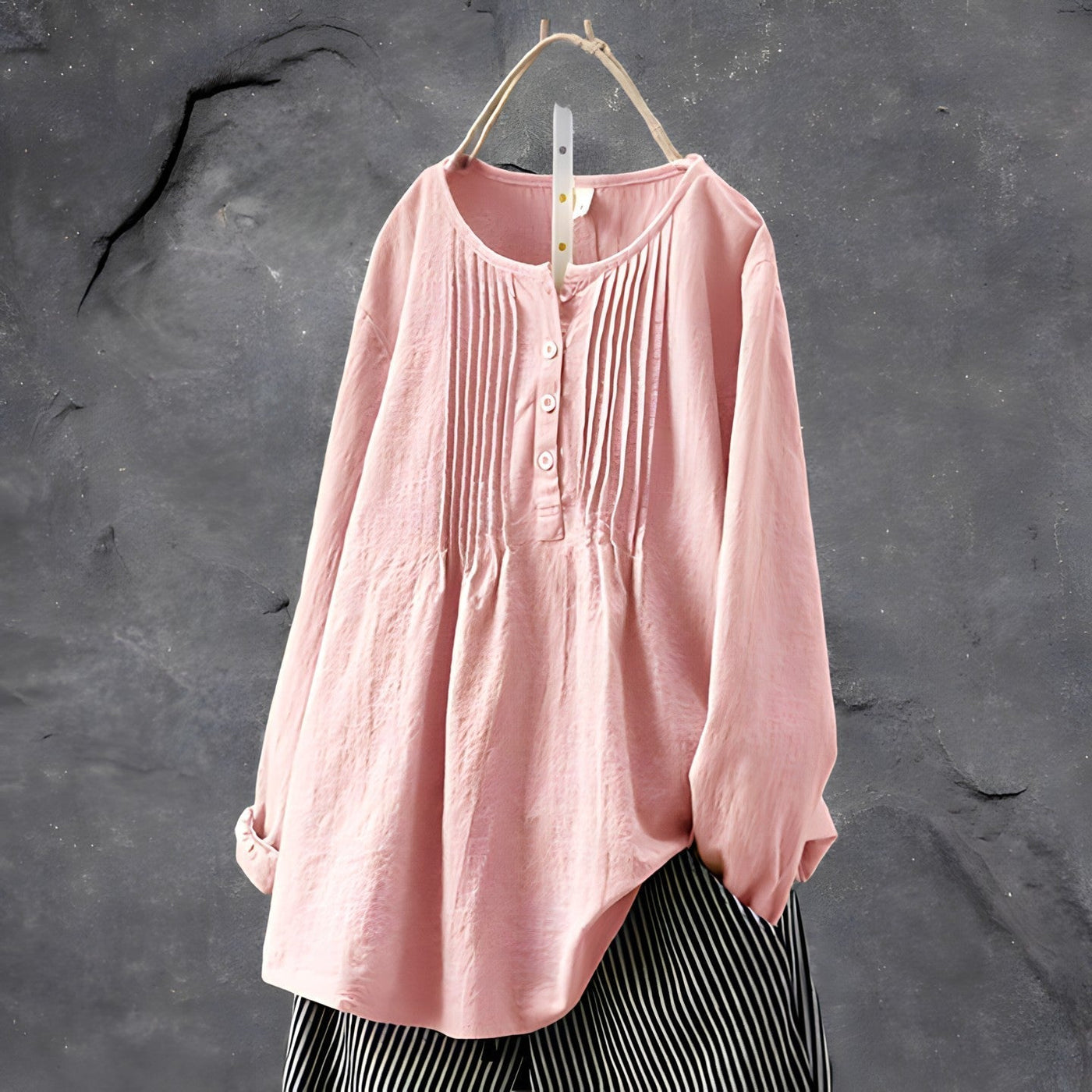 ARIADNE™ - TUMMY COVERING TUNIC BLOUSE