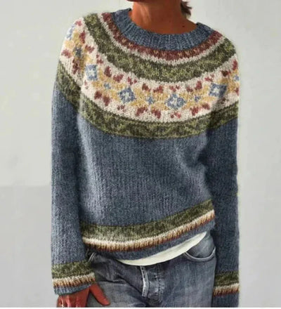 YASMINE™ - RETRO AUTUMN SWEATER