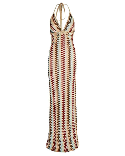 AURIA™ - ELEGANT HALTER LONG DRESS