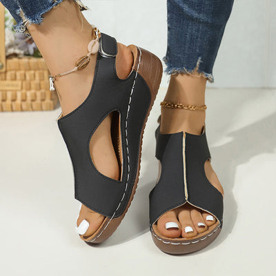 Selene™ – ANKLE STRAP PLATFORM SANDALS